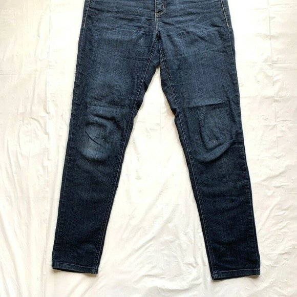 Democracy‎ "Ab" Technology Jeans Womens 4 Skinny Stretch Elastic Waist Slimming - Picture 4 of 12